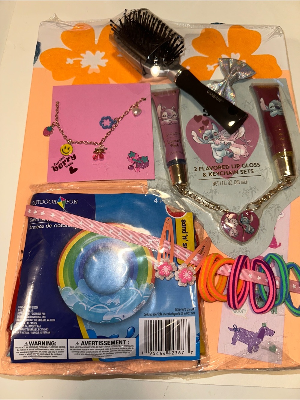 Disney Kids Beauty & Accessory Set - Pink, Orange, Blue, Purple